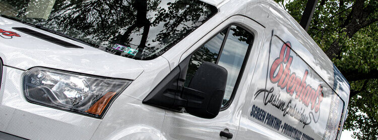 Eberhart's Custom Embroidery Van